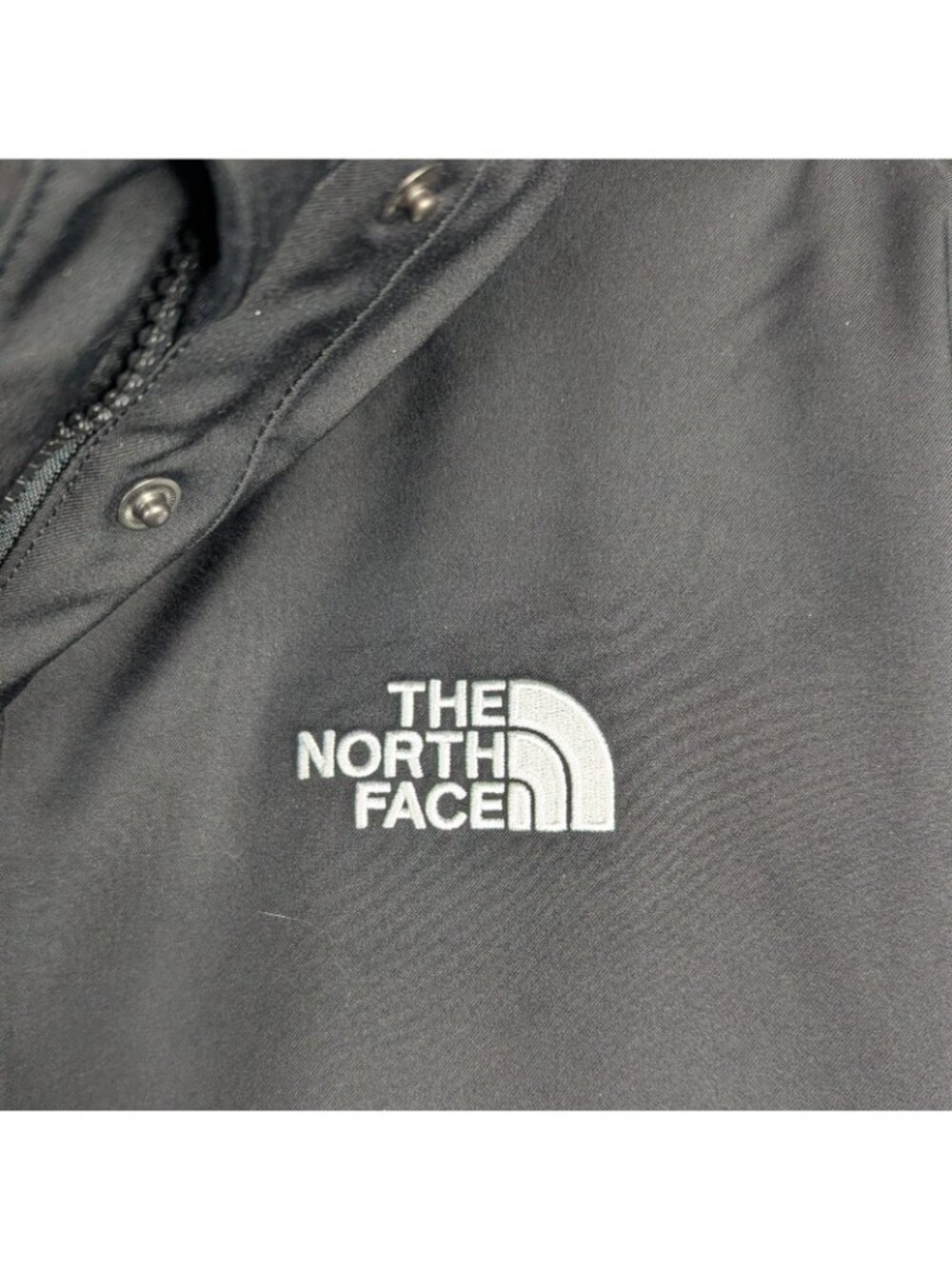 THE NORTH FACE Womens 3x Arctic Down Parka Black Waterproof 600 Coat Faux Fur - Picture 2 of 12